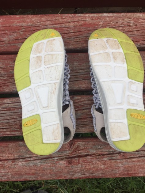 keen uneek - the sandal's tread pattern.