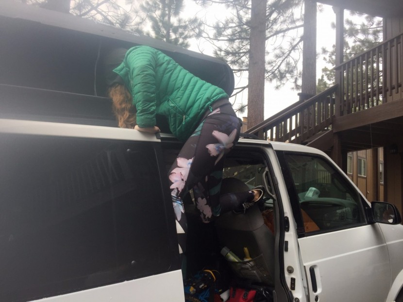 cargo box - be prepared for some wrestling if installing your box on a tall car.