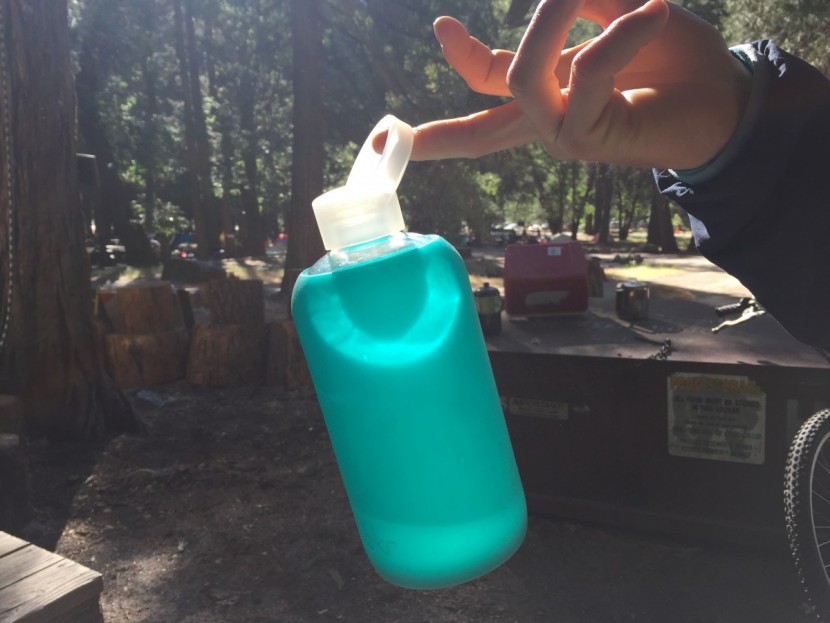 bkr glass - the offset carrying handle on the bkr makes the bottle more...