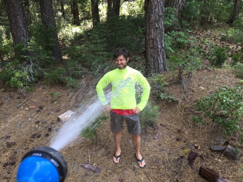 outdoor research boost - the boost's weather resistant panels held up well against water and...