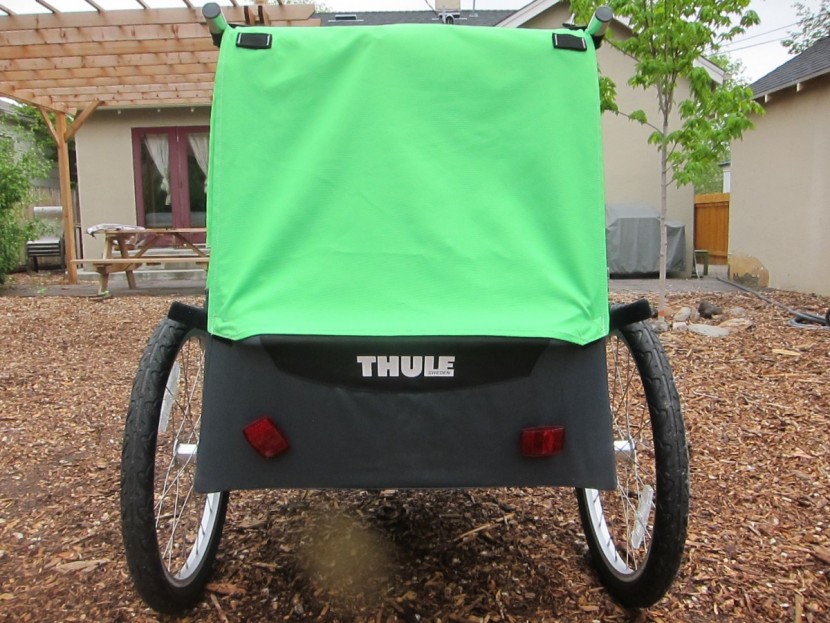 thule cadence - this is one of the smaller trailers we tested and doesn't have a...