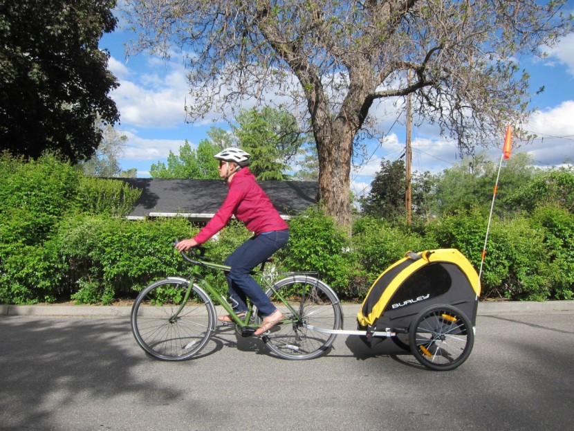 bike trailer - at just 20 pounds, the nimble bee is the lightest trailer we tested.