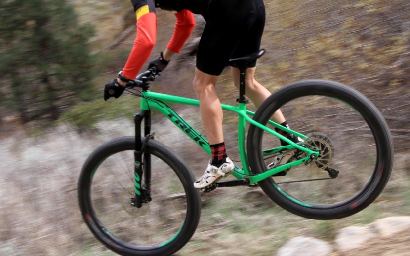 trek stache 7 2017 - the stache is a tall bike and has you feeling like you're riding high.