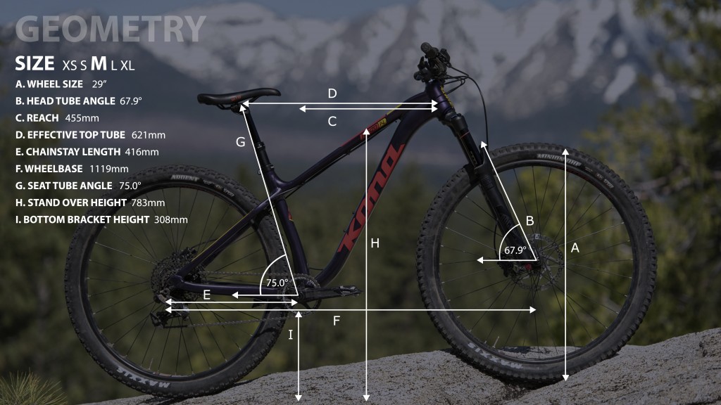 kona honzo al/dl 2017 - to make sure the bikes' geometry numbers are comparable, we measure...