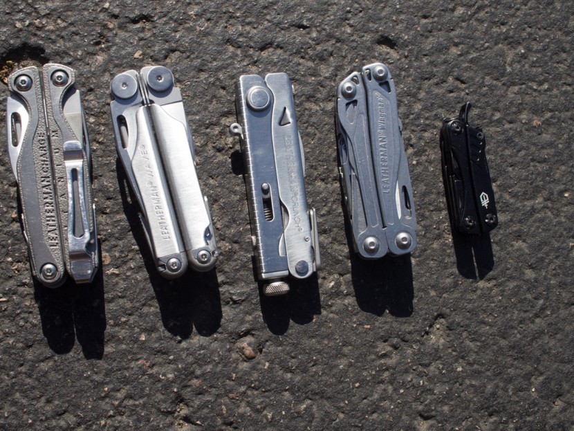 gerber dime - some tested multi-tools, lined up here for size comparison. the dime...