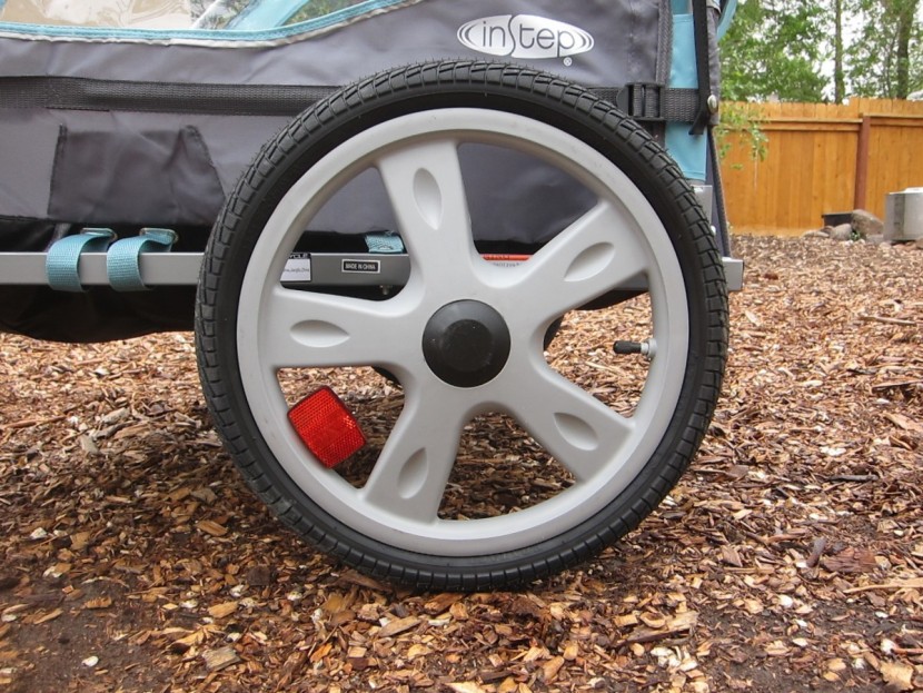 instep take 2 - the 16" plastic wheels are a liability for the take 2. they make it...