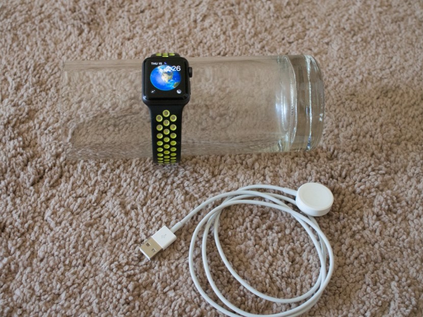 apple nike+ sportwatch - it it needs to be charged daily, at least the charger is convenient...