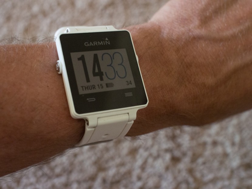 garmin vivoactive 3 - the vivoactive on a thinner-than-average adult male wrist. this...