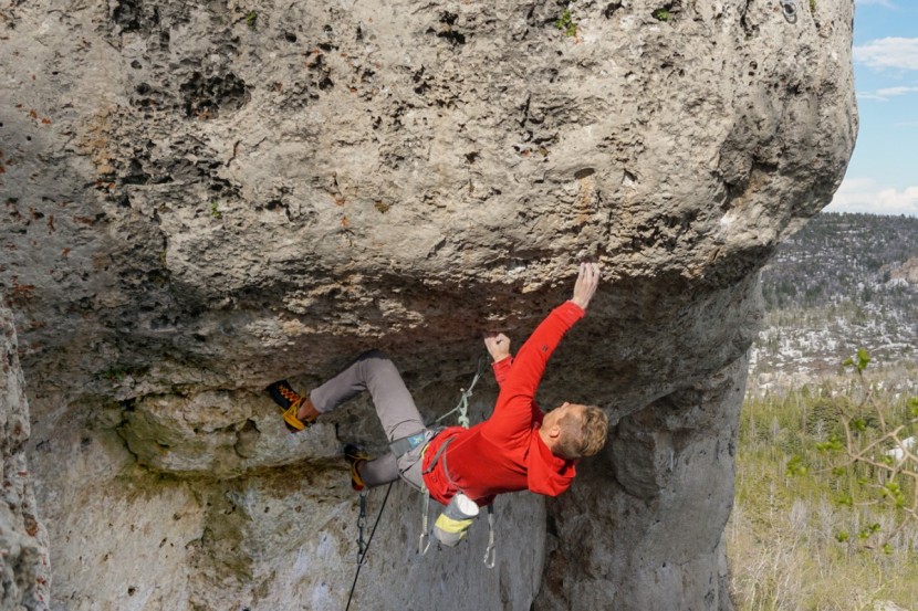 la sportiva genius - the soft mid sole and radical down turn are great for climbing...