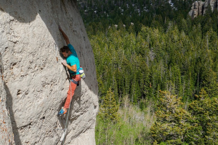 evolv shaman - here our tester smashes the soft rubber into a shallow pocket for...