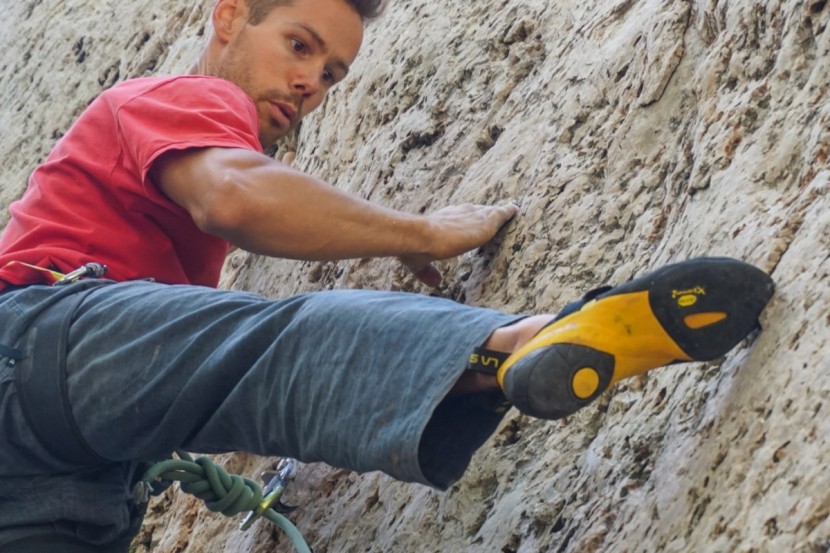 la sportiva skwama - these soft shoes are great for feeling out small edges and micro...