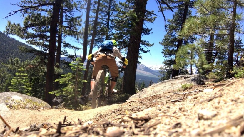 osprey syncro 10 - the syncro hits the downhill in south lake tahoe.