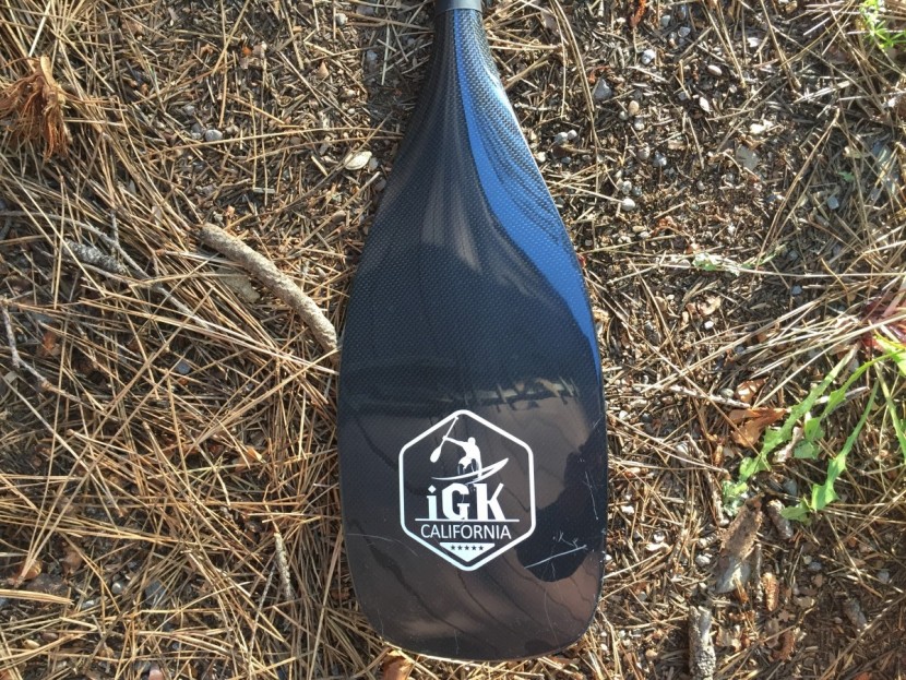 igk pure carbon fiber - here is the rectangular blade of the igk.