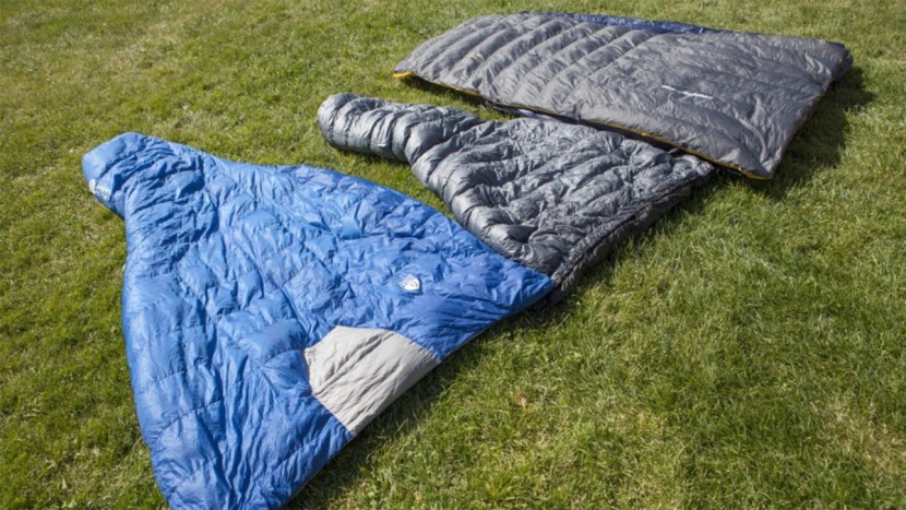 ultralight sleeping bag - two of these quilts have permanently enclosed foot boxes, compared...