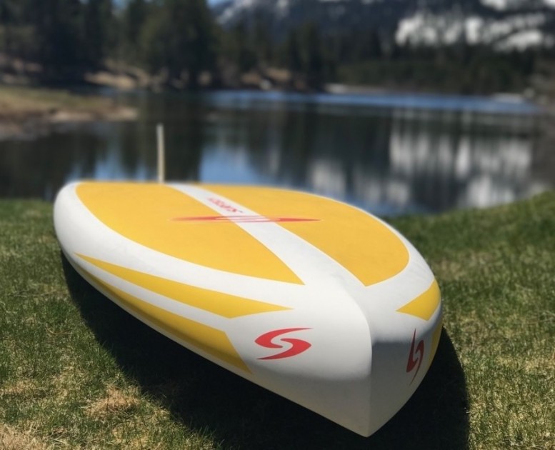surftech saber - this sup is a bit skinny and thus is not particularly stable.
