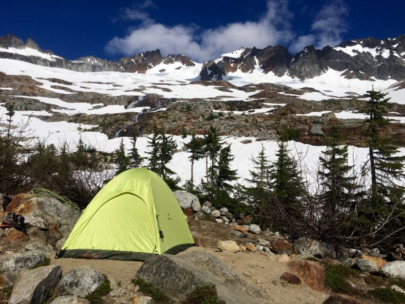 black diamond firstlight - blue skies and tight camping spots? this is the firstlight's domain.