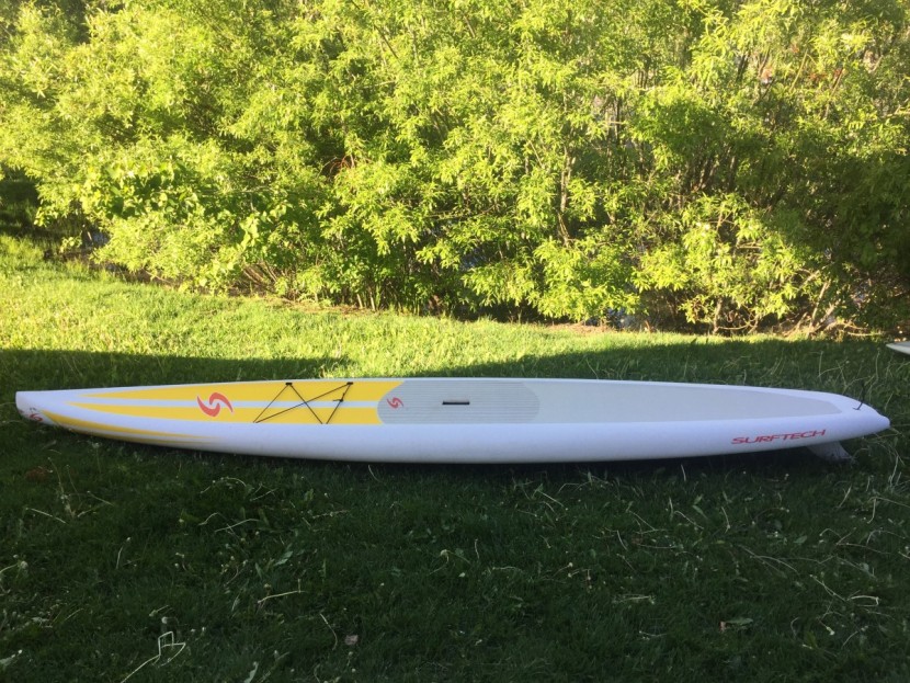 surftech saber - the saber is one of the fastest sups that we have seen.