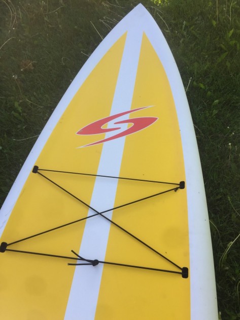 surftech saber - this sup didn't sustain any major scratches or scrapes in our...