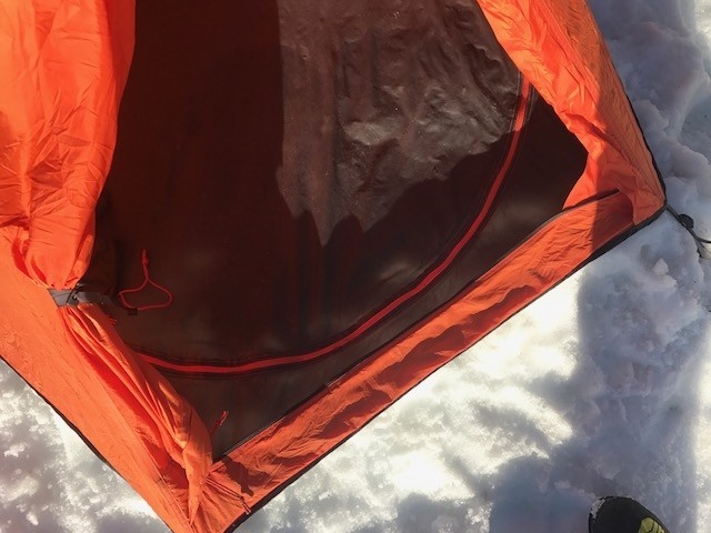 mountain hardwear ev2 - the ev 2 sports a pretty unique design in that the vestibule is...