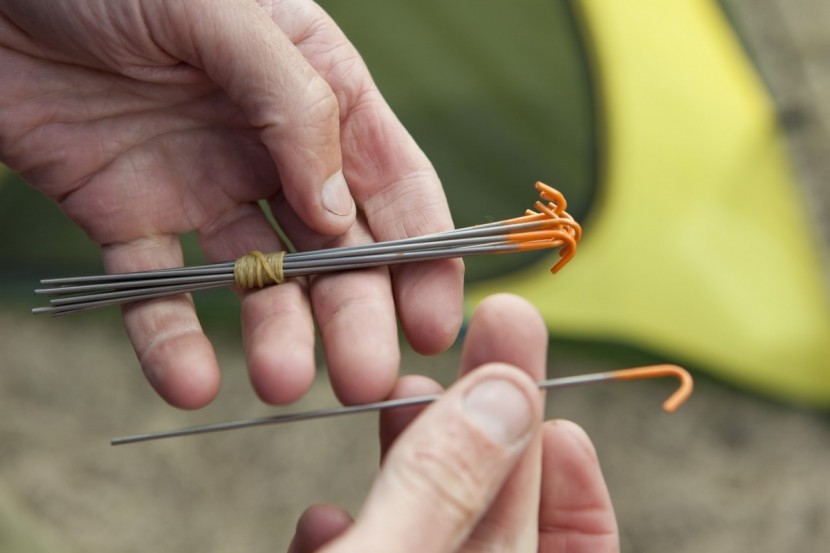 terra nova solar photon 2 - the bundle of stakes that comes with the solar photon. take our word...