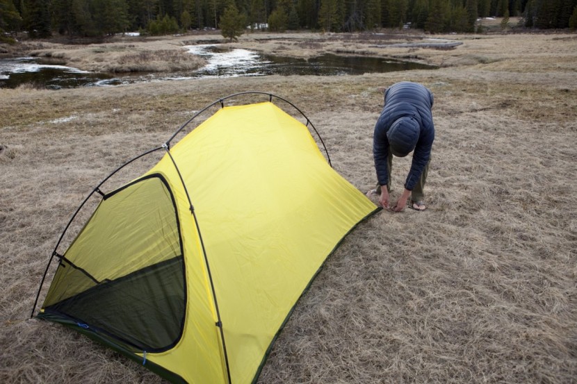 terra nova solar photon 2 - this tent has the versatility of being set up without the rain fly...