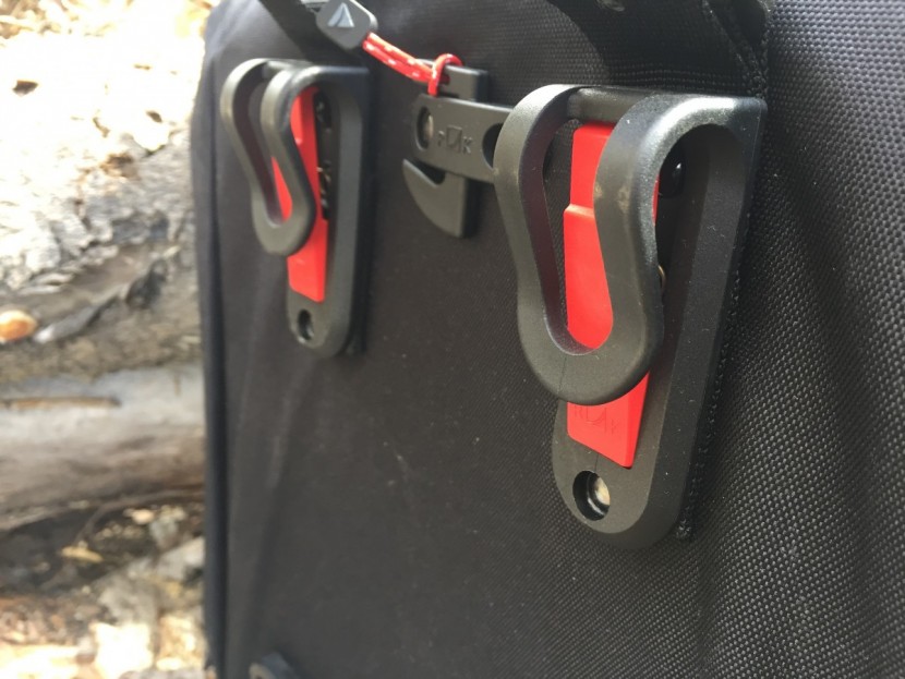 axiom monsoon hydracore 32+ - the self-locking clips on the axiom weren't always enough to keep...
