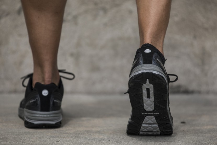 new balance 1540v2 - multi-density eva foam in the midsole and a wide, flat outsole...