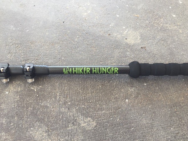 hiker hunger carbon fiber - the hiker hunger trekking pole