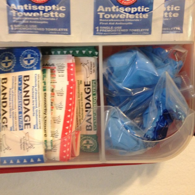 be smart get prepared 326 piece - ample bandages and nitrile gloves make this a good kit for a large...