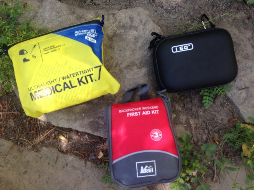 i go first aid kit ultralight - the i go is small and compact when shown with the other day hiking...