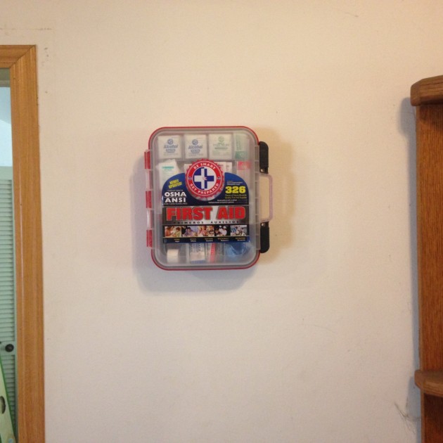 be smart get prepared 326 piece - the be smart get prepared case is best used when mounted on a wall...