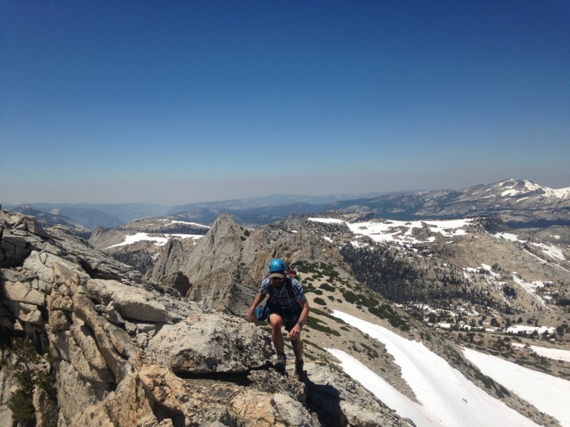 adventure medical kits ultralight/watertight .7 - light is right on a long scramble in tuolumne meadows, yosemite np.