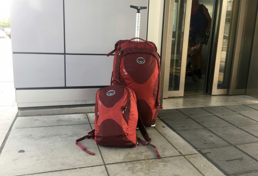 osprey ozone convertible - showing the ozone convertible with removable backpack separated...