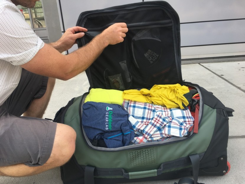 the north face rolling thunder 30" - all of our testers loved the two mesh zippered pockets located...