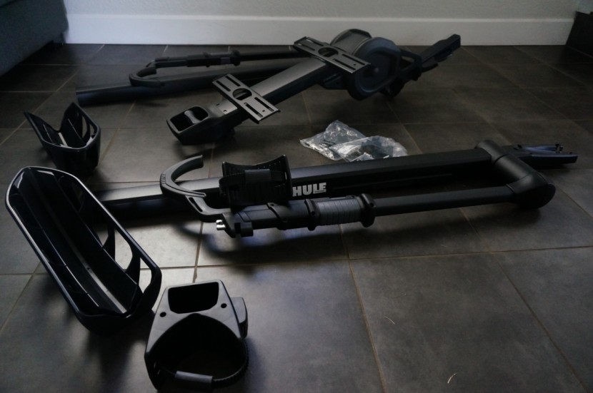 thule t2 pro xtr - the thule t2 pro xt requires some time and patience to assemble.