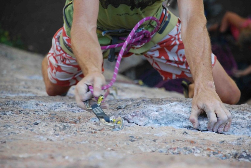 edelweiss curve unicore supereverdry - this rope was one of our least favorites due to poor handling.