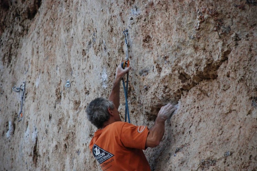 black diamond 9.9mm - clips felt fast and smooth with this line, and we never short-roped...