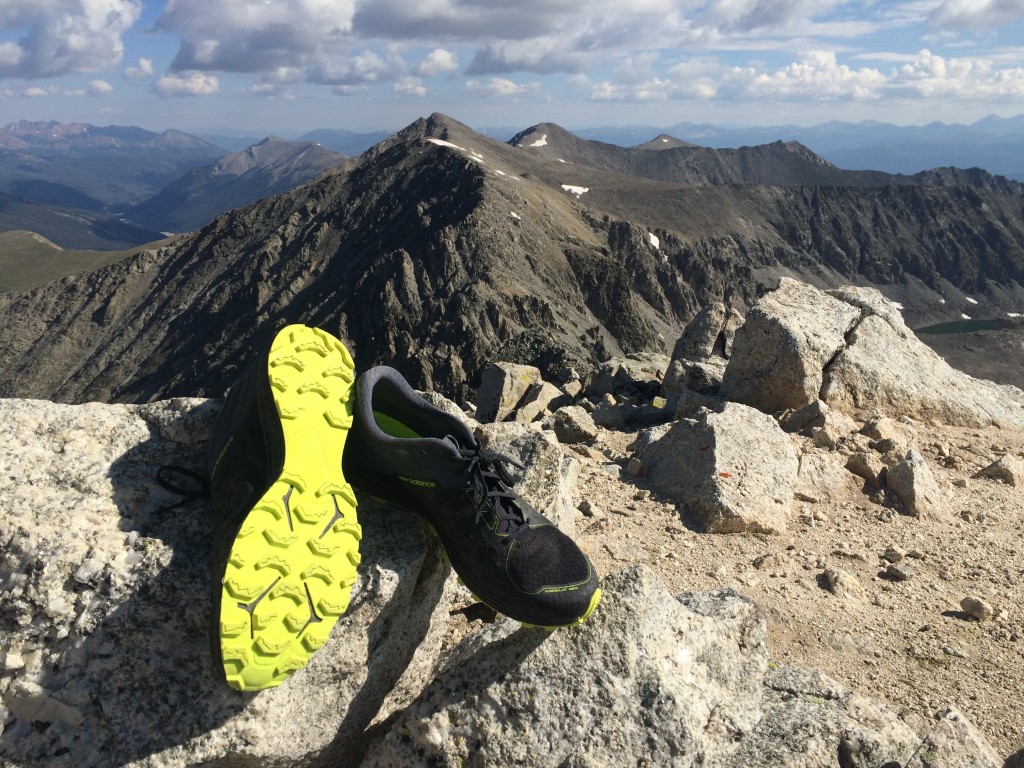 new balance vazee summit v2 - the new balance vazee summit v2 shown on top of fletcher mountain...