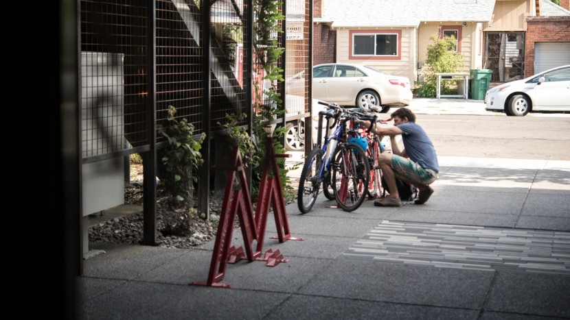 bike lock - minimize doubt by habitually locking your bike in the safest area...
