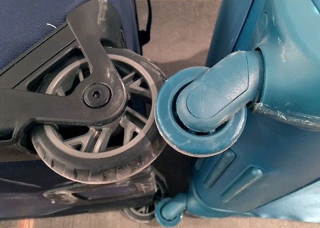 lipault paris original plume 26" - when it comes to wheels, size matters. side-by-side comparison of...