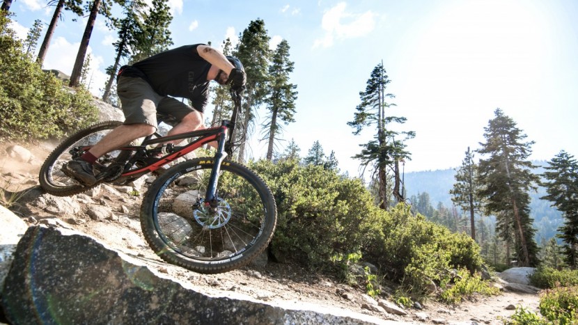 yt capra al comp 2017 - this bike is a blast, so long as things don't get too choppy.