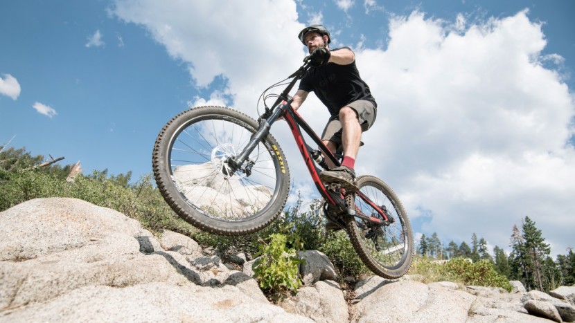 yt capra al comp 2017 - the maxxis high rollers hook up well on rock. it is the loose...