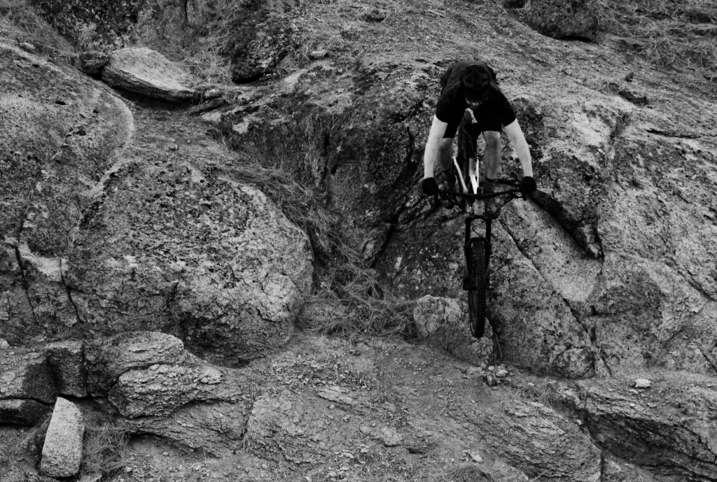 enduro mountain bike - it's hard to stop riding this bike, even after the lights go out.