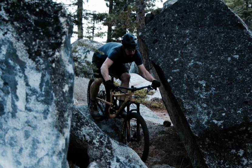 enduro mountain bike - know where your cranks are at all times.