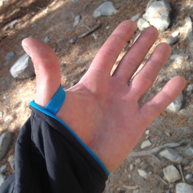 outdoor research ascendant hoody - the narrow thumb loops are barely big enough, and won't work with...