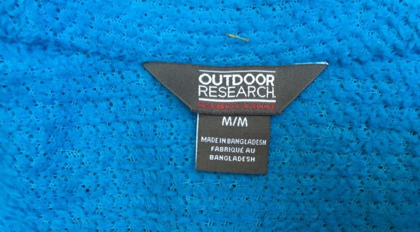 outdoor research ascendant hoody - this fuzzy inner insulation is warm with very little weight or bulk.