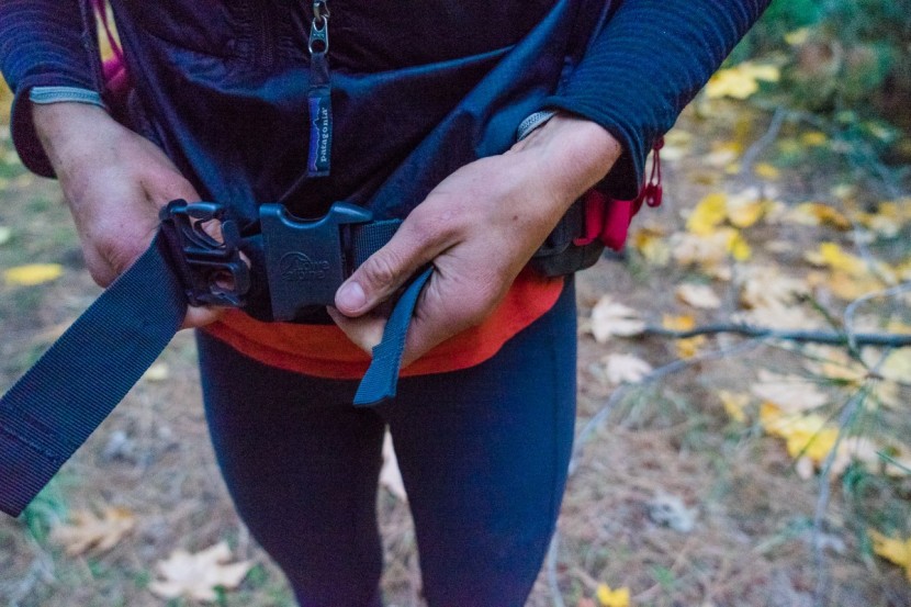 lowe alpine manaslu - the tightening system on the waist belt of the manaslu is very...