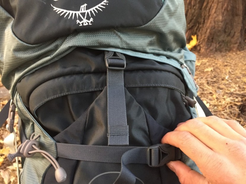 osprey ariel ag 65 - one downside to the ariel, we found, was the excess of straps and...