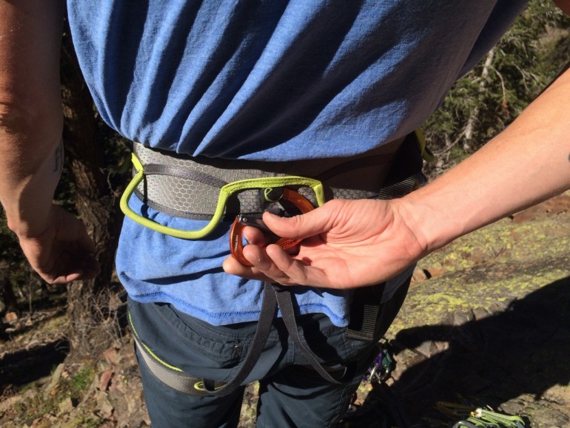 edelrid zack - as you can see, the rated haul loop on the edelrid zack was too...