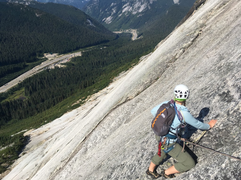 petzl bug - the bug in action on yak peak.